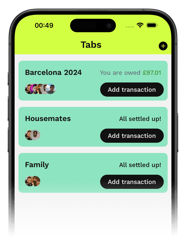 App home screenshot